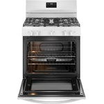 Frigidaire White 30" Gas Range (5.1 Cu. Ft) - FCRG3052BW