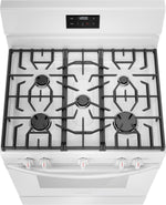 Frigidaire White 30" Gas Range (5.1 Cu. Ft) - FCRG3052BW