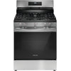 Frigidaire Stainless Steel 30" Gas Range with Quick Boil and Even Baking Technology (5.1 Cu. Ft) - FCRG3062AS