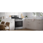 Frigidaire Stainless Steel 30" Gas Range with Quick Boil and Even Baking Technology (5.1 Cu. Ft) - FCRG3062AS