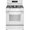 Frigidaire White 30" Gas Range with Quick Boil and Even Baking Technology (5.1 Cu. Ft) - FCRG3062AW