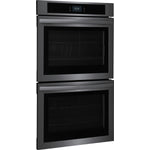Frigidaire Black Stainless Steel 30" Double Wall Oven with Fan Convection (10.6 Cu. Ft) - FCWD3027AD
