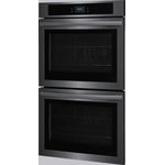 Frigidaire Black Stainless Steel 30" Double Wall Oven with Fan Convection (10.6 Cu. Ft) - FCWD3027AD