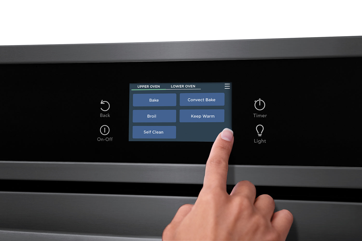 Frigidaire Black Stainless Steel 30" Double Wall Oven with Fan Convection (10.6 Cu. Ft) - FCWD3027AD