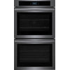 Frigidaire Black Stainless Steel 30" Double Wall Oven with Fan Convection (10.6 Cu. Ft) - FCWD3027AD
