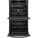 Frigidaire Black Stainless Steel 30" Double Wall Oven with Fan Convection (10.6 Cu. Ft) - FCWD3027AD