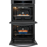 Frigidaire Black Stainless Steel 30" Double Wall Oven with Fan Convection (10.6 Cu. Ft) - FCWD3027AD