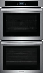 Frigidaire Stainless Steel 30" Double Wall Oven with Fan Convection (10.6 Cu. Ft) - FCWD3027AS