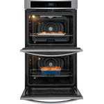 Frigidaire Stainless Steel 30" Double Wall Oven with Fan Convection (10.6 Cu. Ft) - FCWD3027AS
