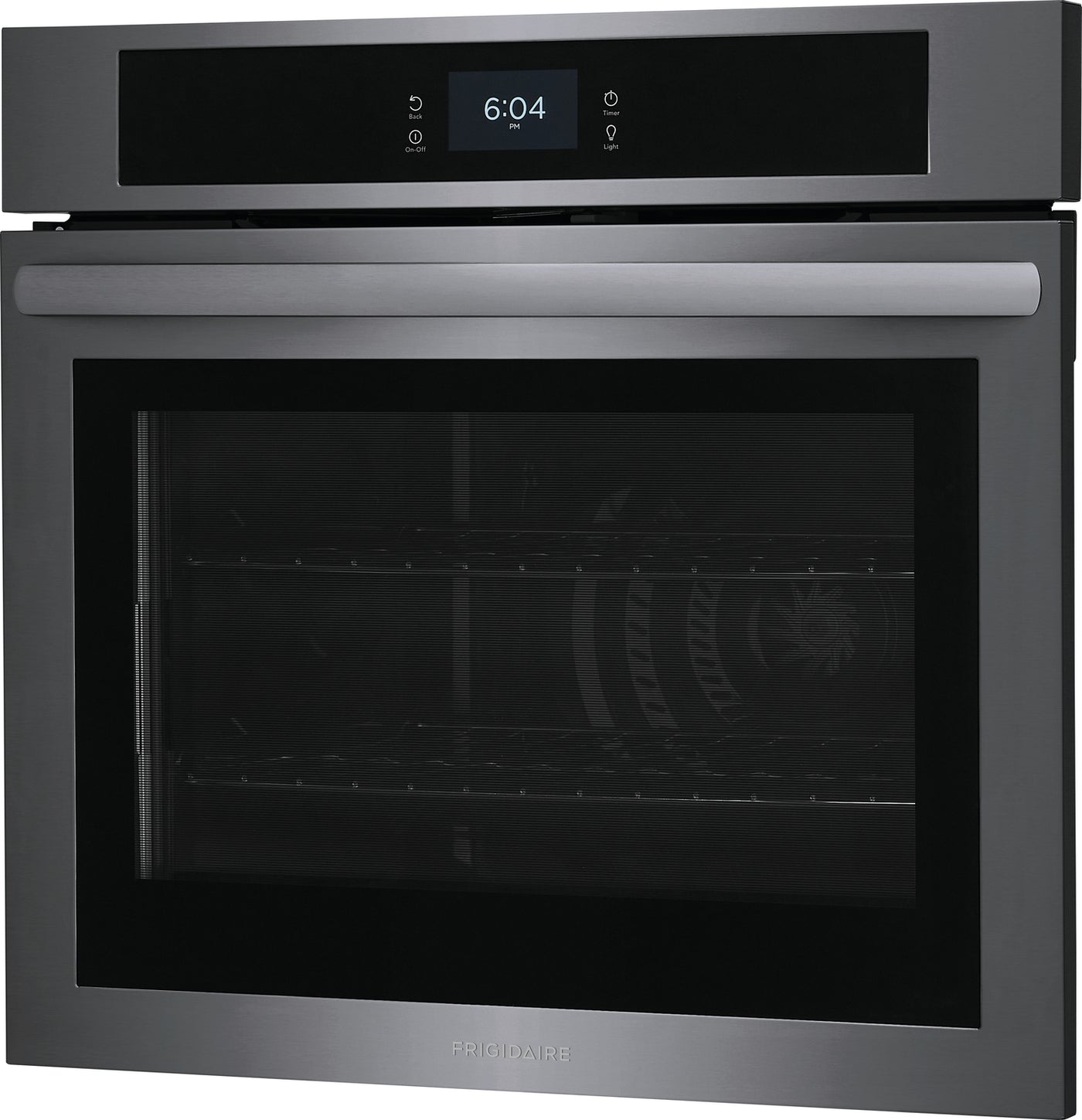 Frigidaire Black Stainless Steel 30" Single Wall Oven with Fan Convection (5.3 Cu. Ft) - FCWS3027AD