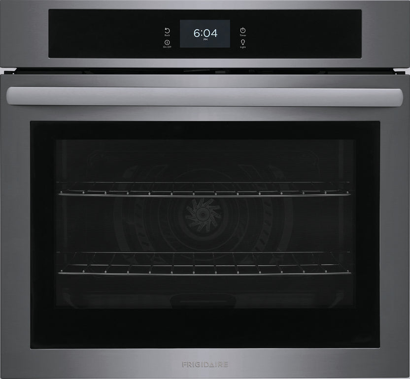 Frigidaire Black Stainless Steel 30" Single Wall Oven with Fan Convection (5.3 Cu. Ft