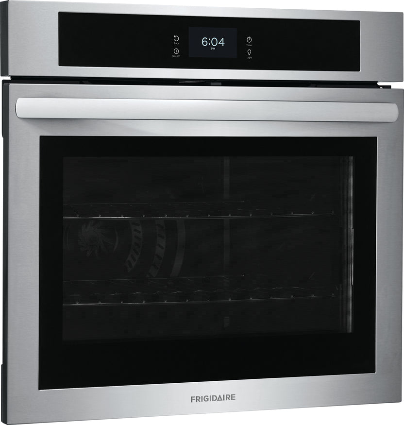 Frigidaire Stainless Steel 30" Single Wall Oven with Fan Convection (5.3 Cu. Ft) FCWS3027AS