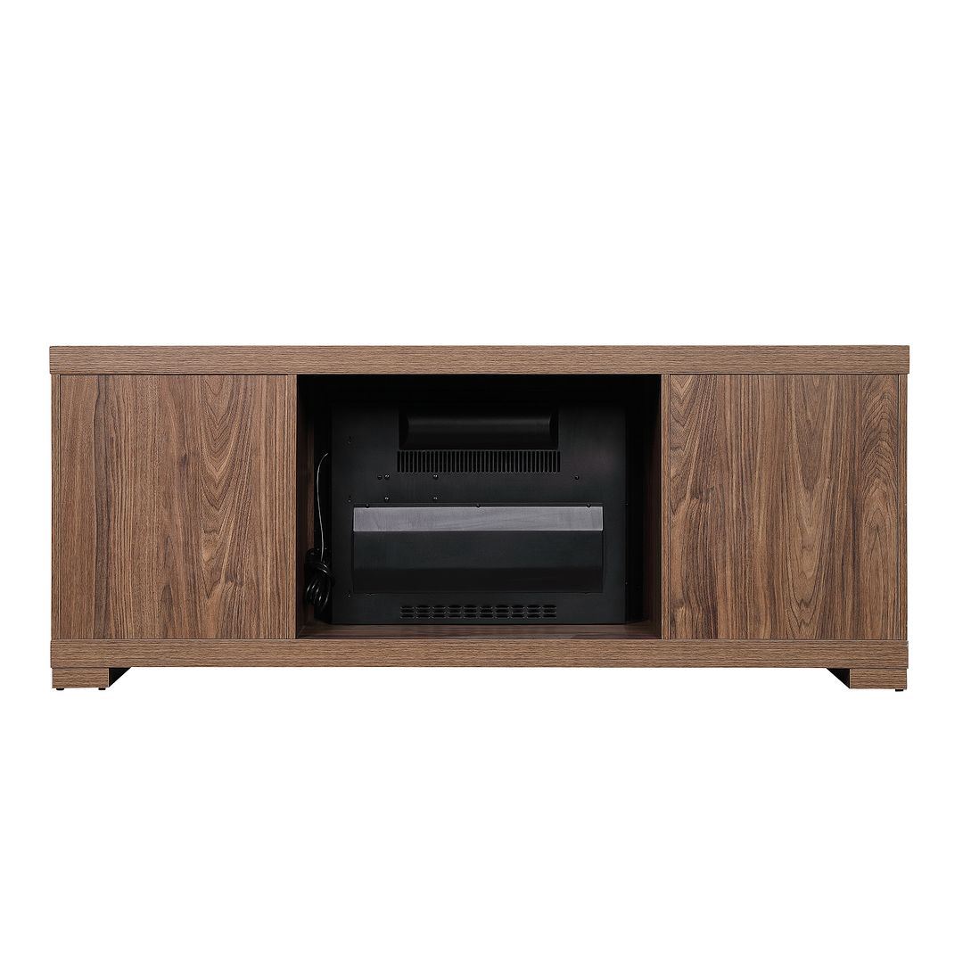 Hoath 60" Fireplace TV Stand - Brown