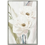 White Bloom II Wall Art - White/Green - 29 X 43