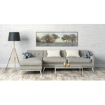 Field of Trees Wall Art - Blue/Green - 60 X 21