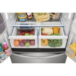 Frigidaire Brushed Stainless Steel French Door Refrigerator (17.6 Cu. Ft.) - FRFG1723AV