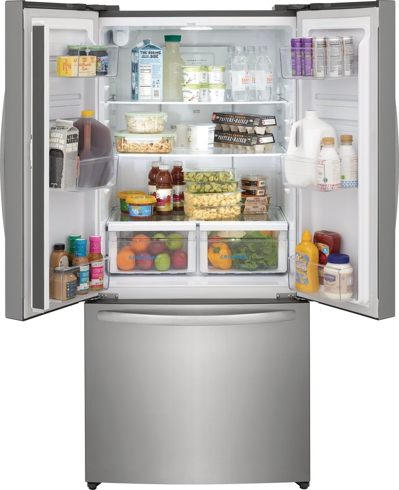 Frigidaire 31.5" 17.6 Cu. Ft. Brushed Stainless Steel French Door Refrigerator - FRFG1723AV