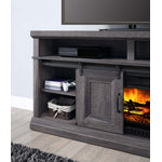 Preston 59.75" Fireplace TV Stand - Charcoal