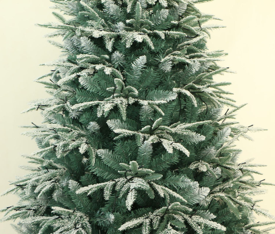 Utrecht 8 Ft Frosted Colorado ICY-Blue Pine Christmas Tree Pre-lit with LED Lights - Warm White