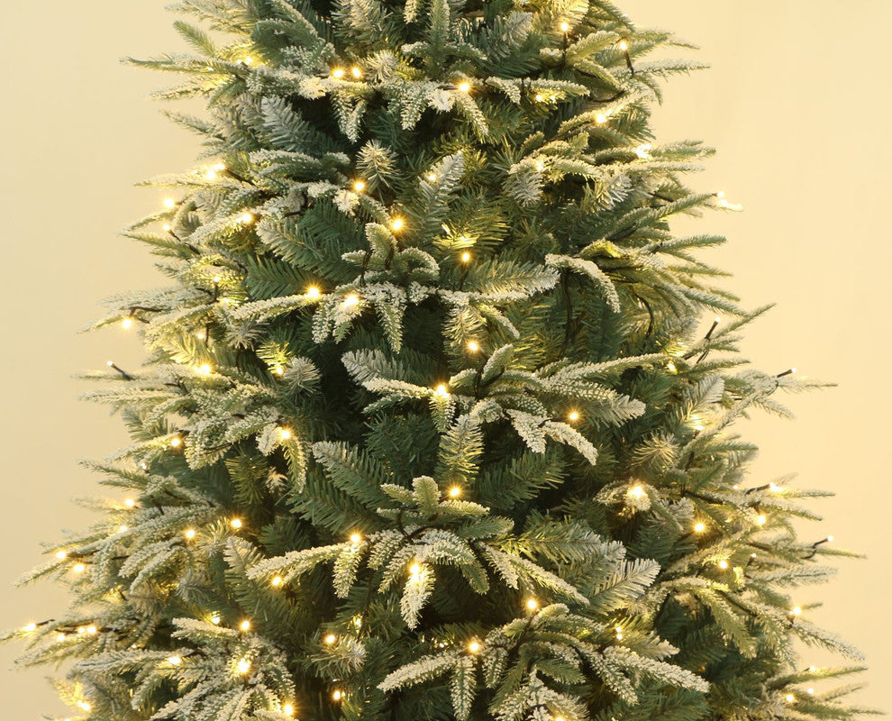 Utrecht 4 Ft Frosted Colorado ICY-Blue Pine Christmas Tree Pre-lit with LED Lights - Warm White
