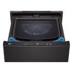 LG Black Steel 27'' LG SideKick™ Pedestal Washer (1 Cu. Ft) - WD300CB