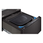 LG Black Steel 27'' LG SideKick™ Pedestal Washer (1 Cu. Ft) - WD300CB
