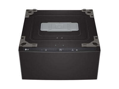 LG Black Steel 27'' LG SideKick™ Pedestal Washer (1 Cu. Ft) - WD300CB