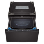 LG Black Steel 27'' LG SideKick™ Pedestal Washer (1 Cu. Ft) - WD300CB