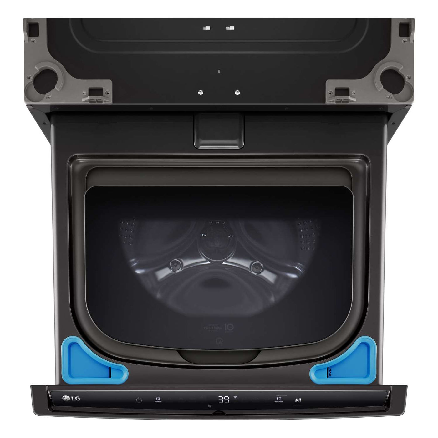 LG Black Steel 27'' LG SideKick™ Pedestal Washer (1 Cu. Ft) - WD300CB