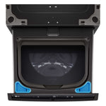 LG Black Steel 27'' LG SideKick™ Pedestal Washer (1 Cu. Ft) - WD300CB