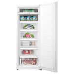 L2 White Upright Freezer and Convertible Fridge ( 6.9 Cu. Ft) - LRU07B3AWW