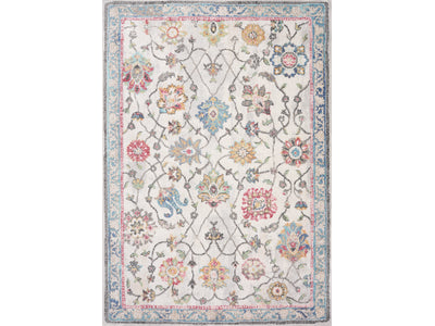 Fresco 5'3" x 7'7" Floral Border Area Rug