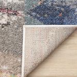 Fresco 5'3" x 7'7" Distressed Triangular Pattern Area Rug