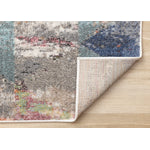 Fresco 5'3" x 7'7" Distressed Triangular Pattern Area Rug