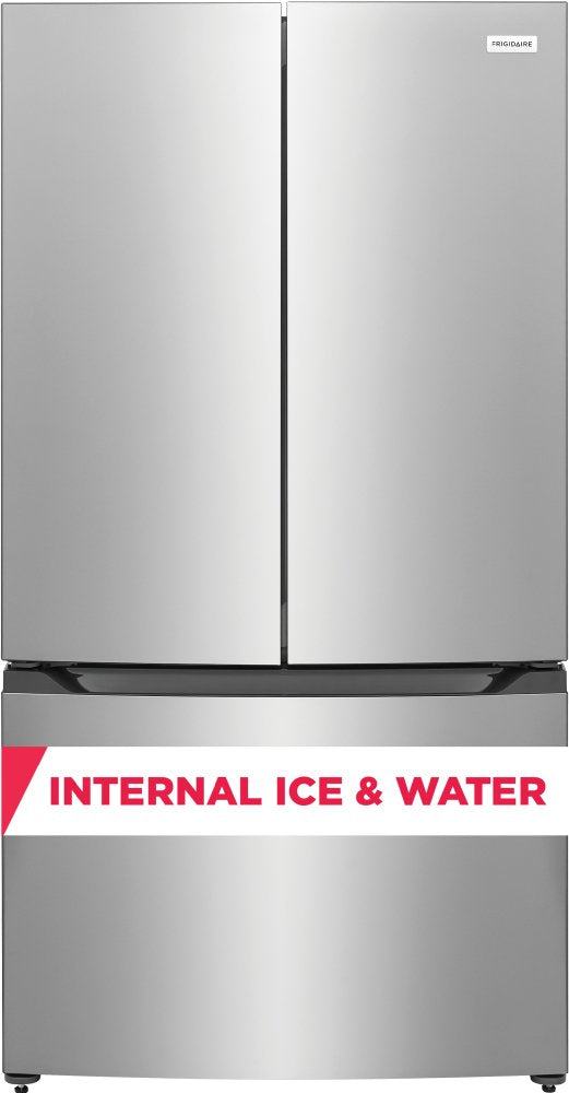 Frigidaire 35.3" 19.9 Cu. Ft. Fingerprint Resistant Stainless Steel Look Counter-Depth French Door Refrigerator - FRFG2011AV--