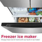 Frigidaire 35.3" 19.9 Cu. Ft. Fingerprint Resistant Stainless Steel Look Counter-Depth French Door Refrigerator - FRFG2011AV--