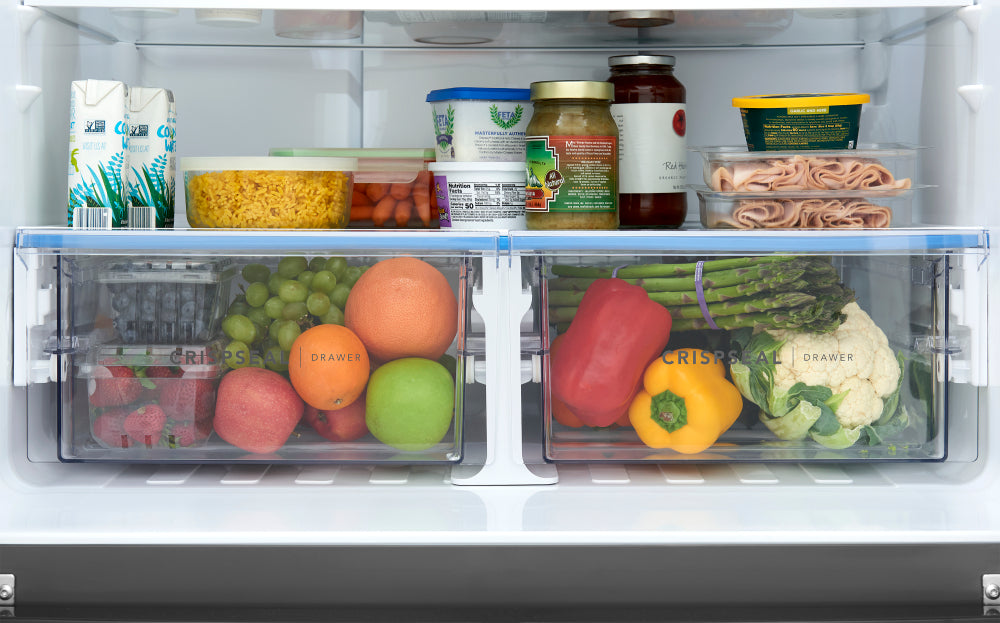 Frigidaire 35.3" 19.9 Cu. Ft. Fingerprint Resistant Stainless Steel Look Counter-Depth French Door Refrigerator - FRFG2011AV