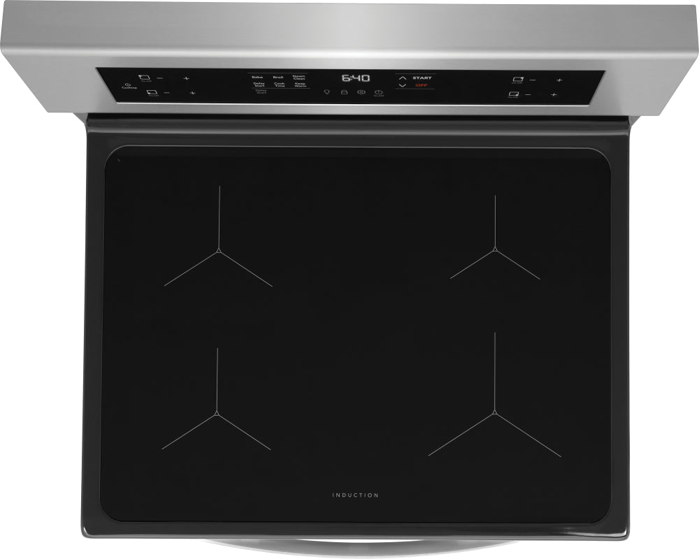 Frigidaire Stainless Steel 30" Rear Control Induction Range (5.3 Cu. Ft.) - FCRI306CAS