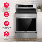 Frigidaire Stainless Steel 30" Freestanding Induction Range with Air Fry (5.3 Cu. Ft.) - GCRI306CBF--