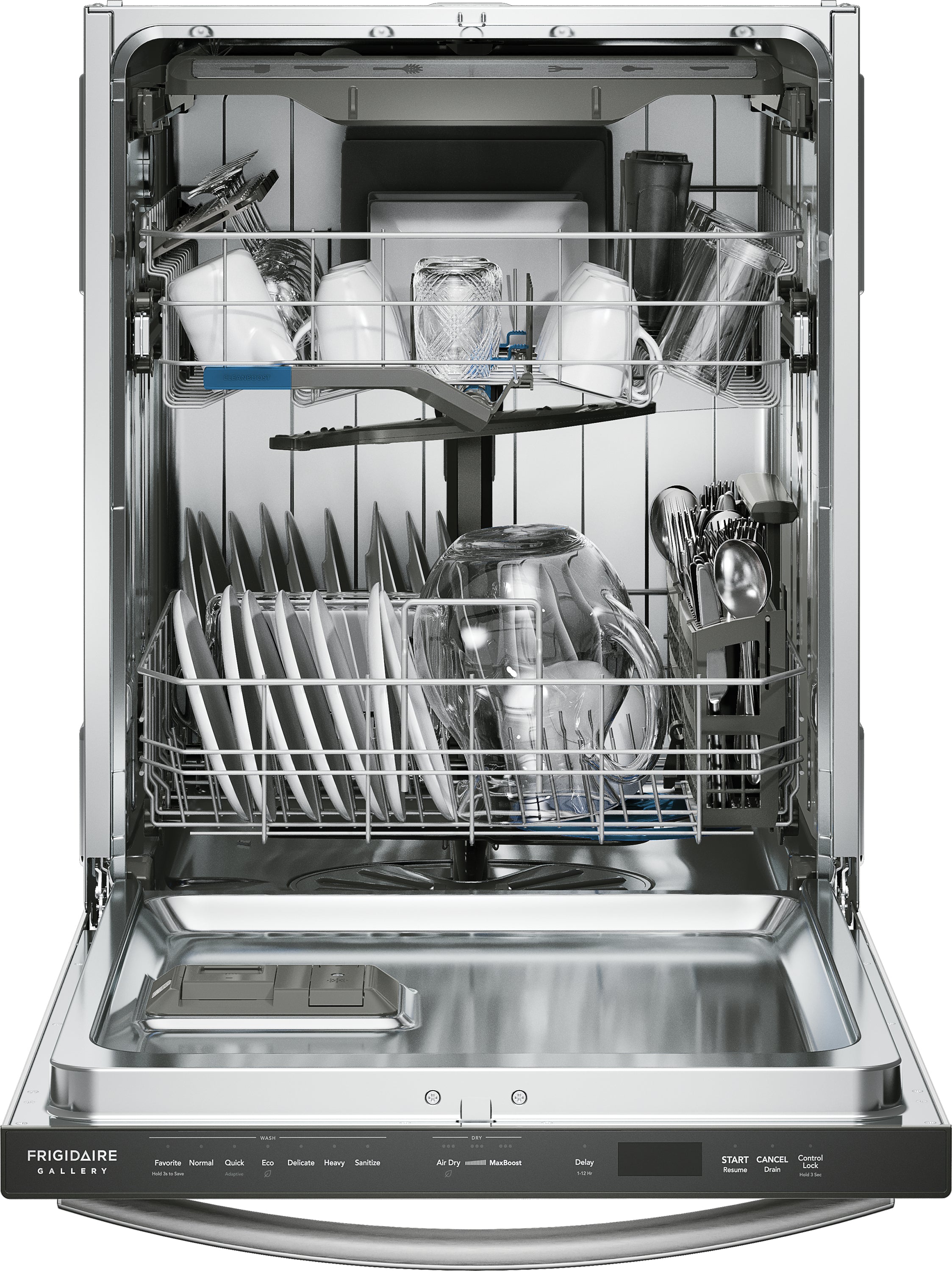 Frigidaire Gallery Stainless Steel Tub 24 "Built-In Dishwasher with CleanBoost® Technology - GDSH4735AF