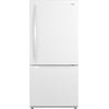 Frigidaire 30" 18.7 Cu. Ft. White Standard-Depth Bottom Freezer Refrigerator - FRBE1925AW