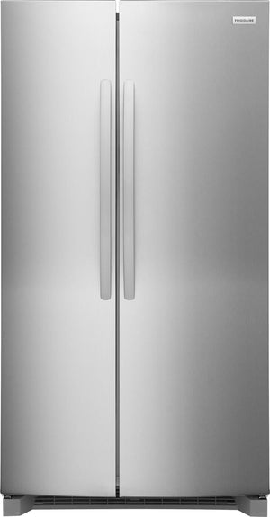 Frigidaire 36" 26.4 Cu. Ft. Stainless Steel Standard-Depth Side-by-Side Refrigerator - FRSN2610AF