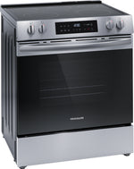 Frigidaire Stainless Steel 30" Front Control Electric Range with Air Fry (5.3 Cu. Ft.) - FCFE308CBS