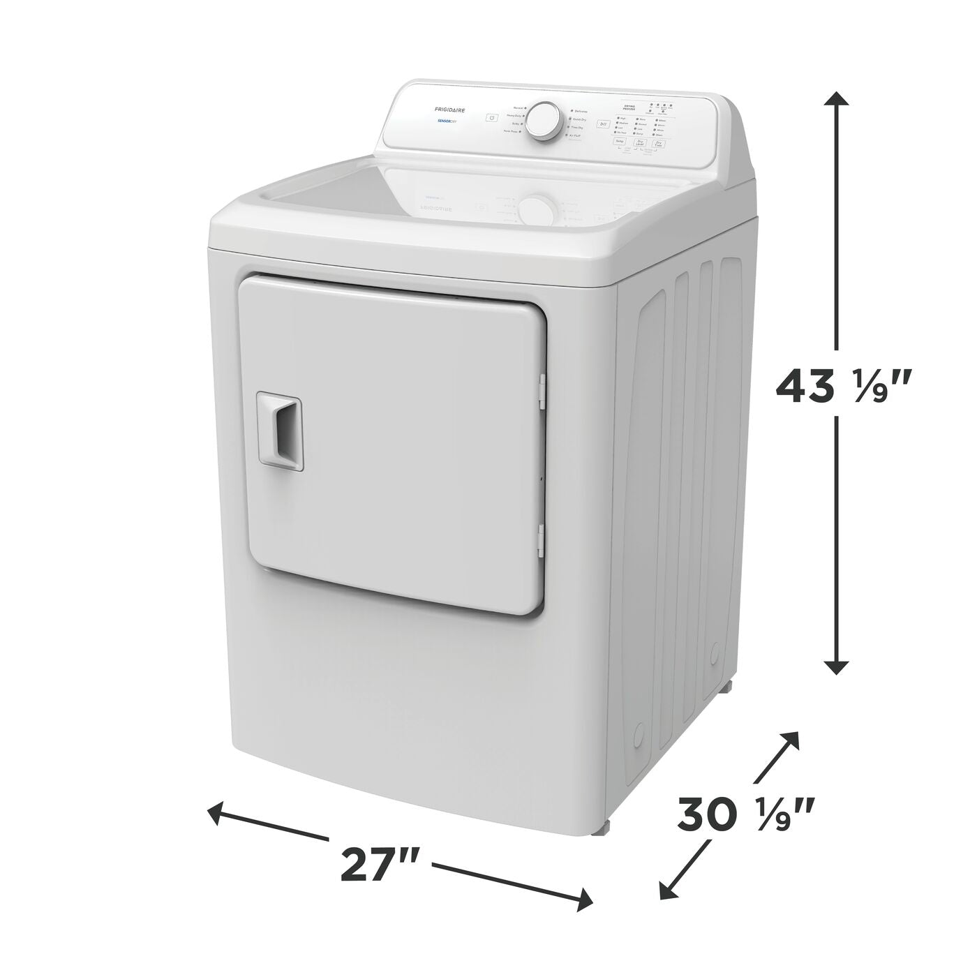 Frigidaire White Gas Dryer (7.0 Cu. Ft.) - FLVG7000AW