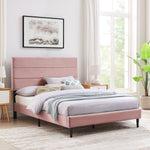 Nori 3-Piece Full Bed - Rose Pink