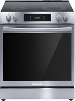 Frigidaire Gallery Smudge-Proof Stainless Steel 30" Front Control Electric Range with Total Convection (6.2 Cu. Ft) - GCFE306CBF