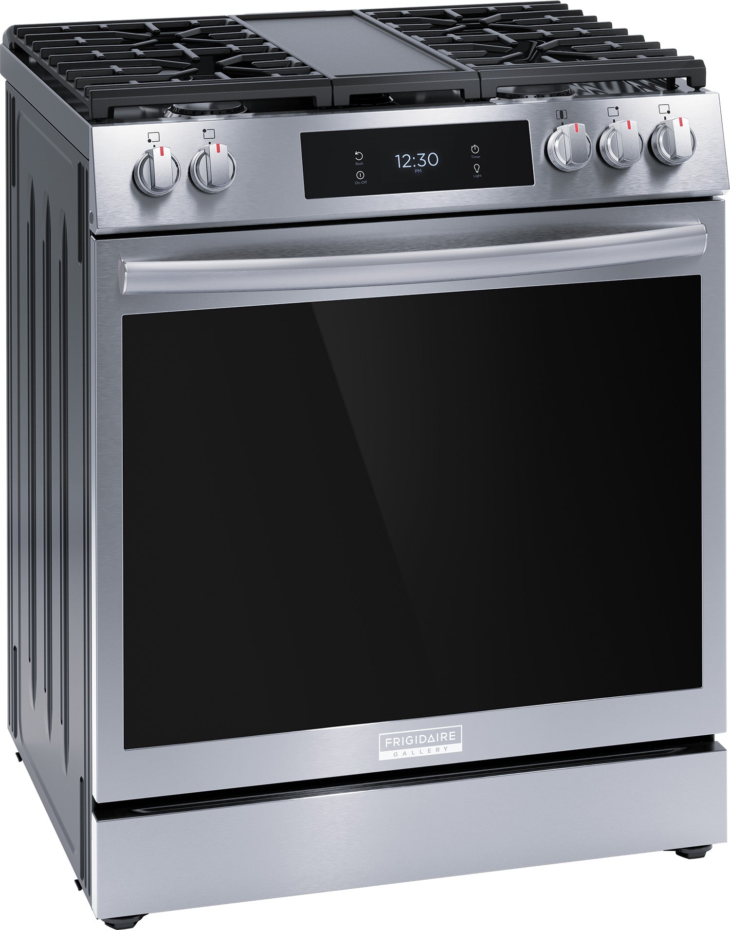 Frigidaire Gallery Stainless Steel 30" Front Control Gas Range with Total Convection (6.1 Cu. Ft) - GCFG3060BF