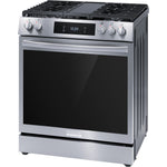 Frigidaire Gallery Stainless Steel 30" Front Control Gas Range with Total Convection (6.1 Cu. Ft) - GCFG3060BF