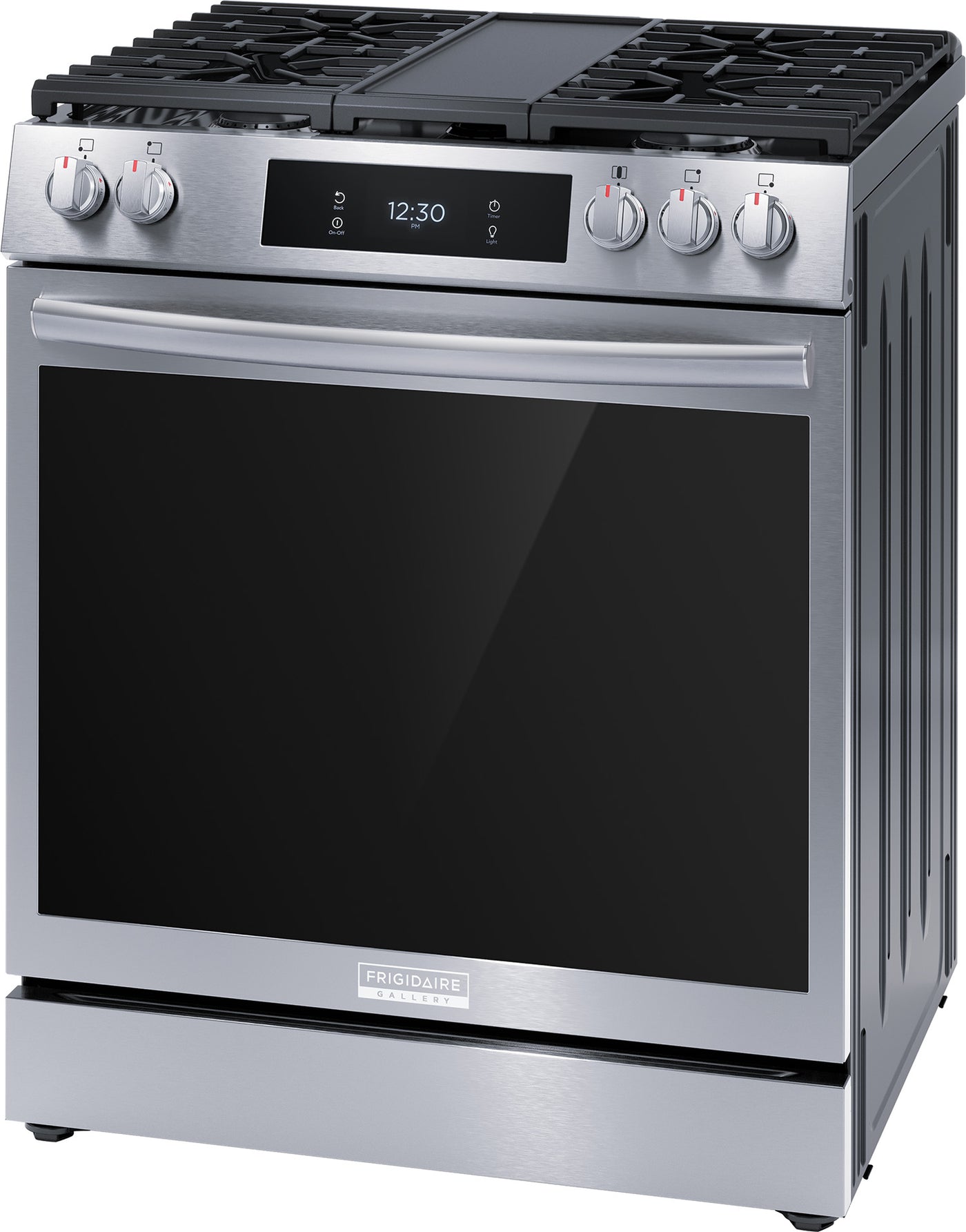 Frigidaire Gallery Stainless Steel 30" Front Control Gas Range with Total Convection (6.1 Cu. Ft) - GCFG3060BF