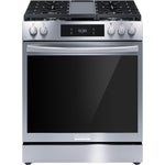 Frigidaire Gallery Stainless Steel 30" Front Control Gas Range with Total Convection (6.1 Cu. Ft) - GCFG3060BF